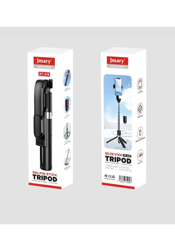 Jmary KT-219 Mini Tripod and Mobile Selfie Stick - Image 5